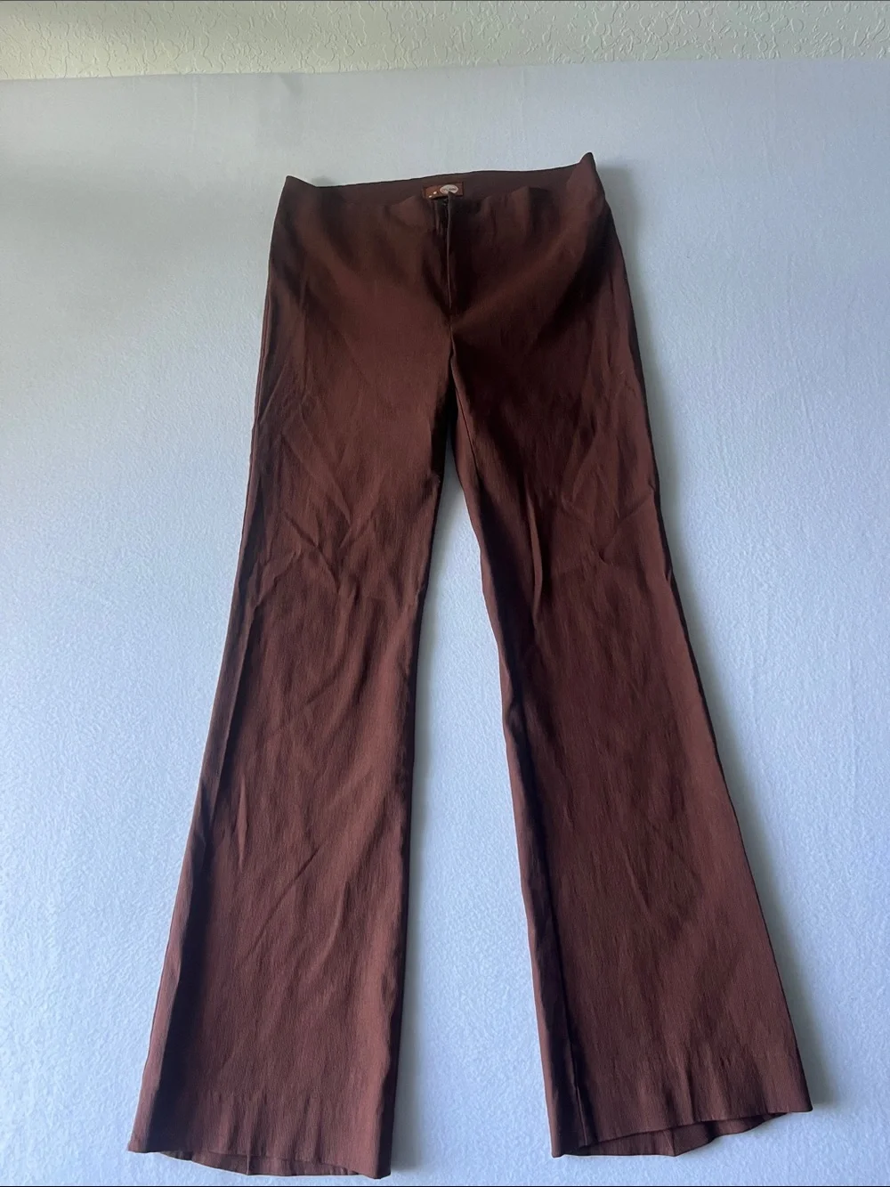 Women's Ylos Brown 95% Cotton European Pants Size 38(us size 6)